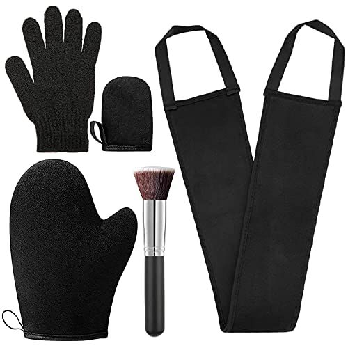 STEUGO 5 Pack Self Tanning Mitt Applicator Kit, Self Tan Glove, Face Tan Mitt, Back Lotion Applic... | Amazon (US)