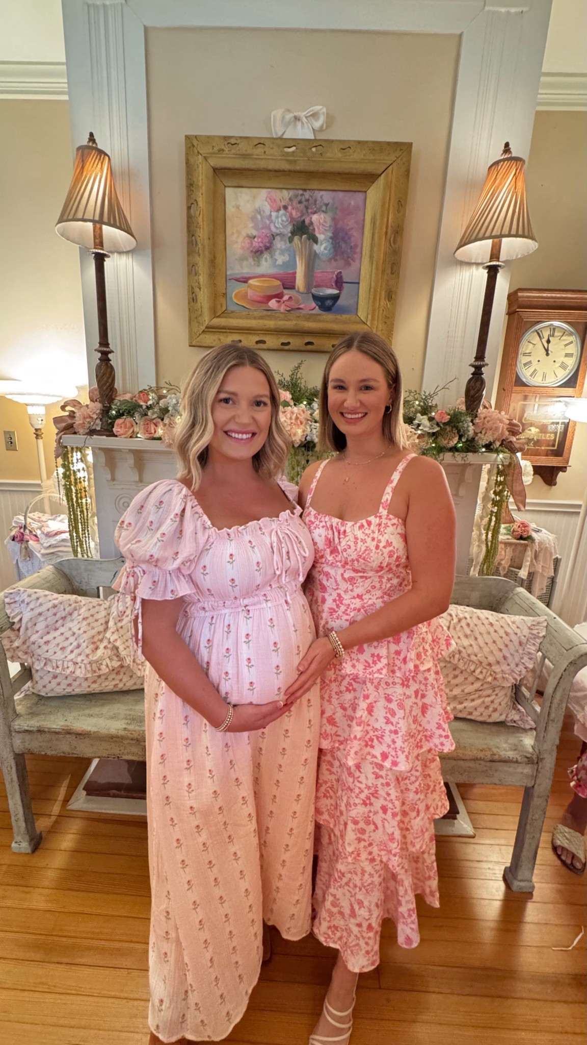 this pink floral dress was perfect for a baby shower. So flattering and comfy! TTS M 

#LTKMidsize #LTKFindsUnder50 #LTKBaby
