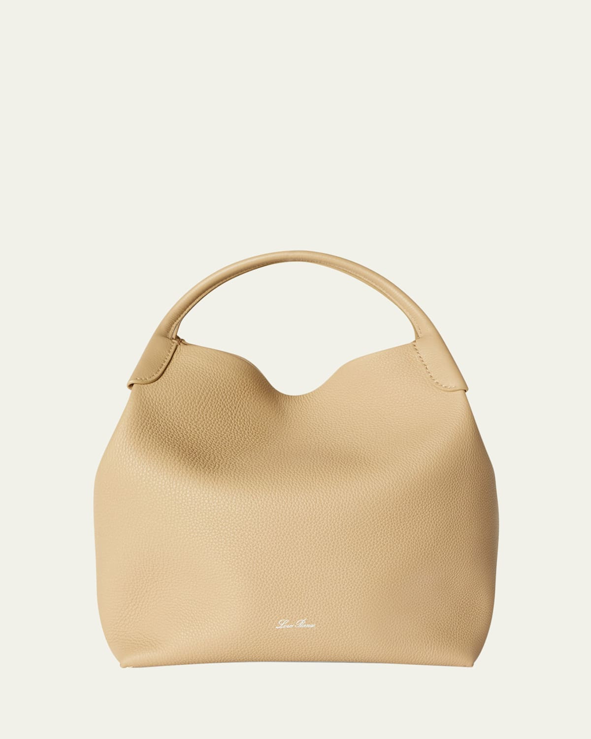 Large Bale Fine-Grain Leather Bag | Bergdorf Goodman