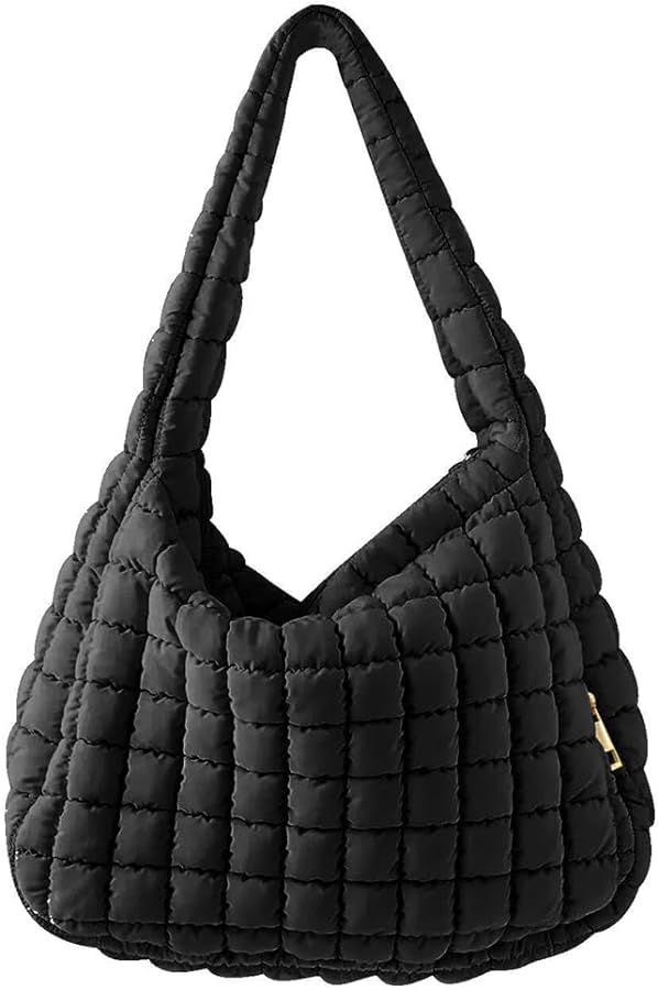 Quilted Tote Bag for Women Puffer Bag Lightweight Padding Shoulder Bag Down Cotton Padded Large C... | Amazon (US)