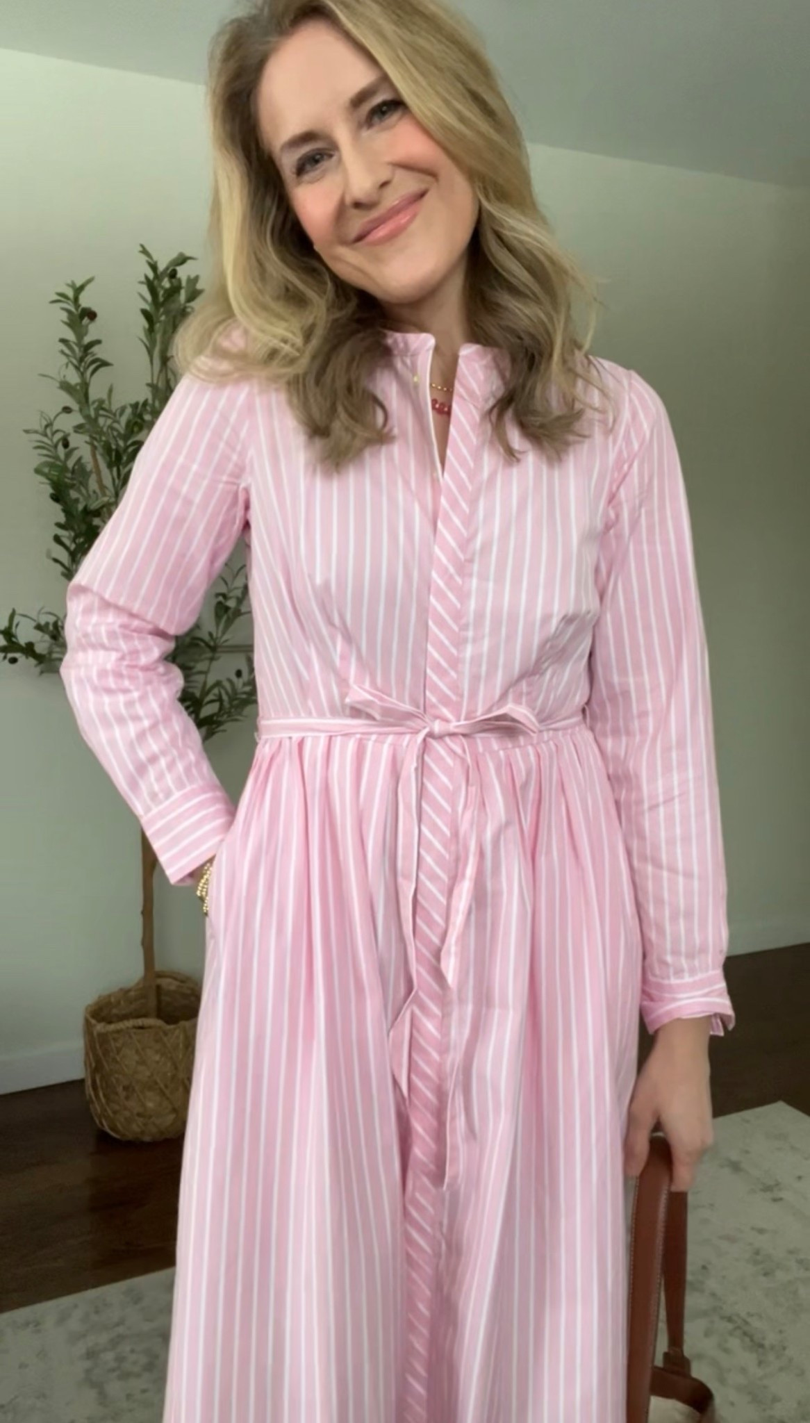 Walmart cotton shirtdress with buttons all the way down the front, pockets, removable belt and elastic at back waist, gorgeous! Looks like Tuckernuck. I love it. I’m in my usual size small. #walmartfashion

#LTKOver40