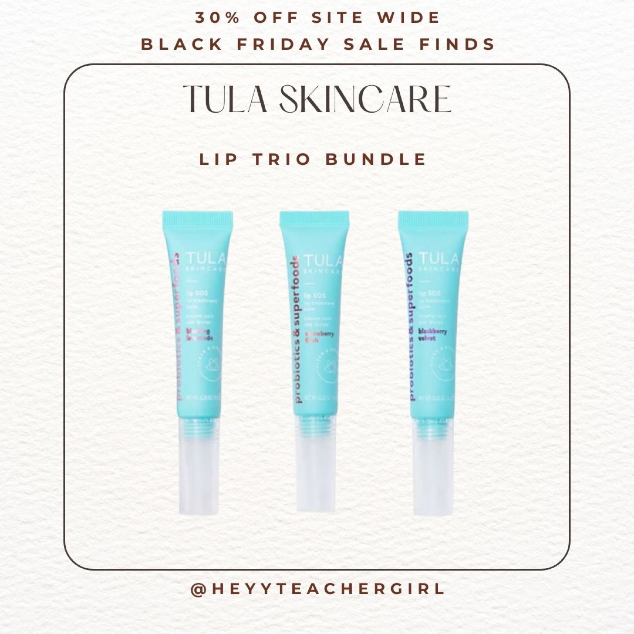 30% off site wide @tula


#LTKHoliday #LTKsalealert #LTKCyberWeek