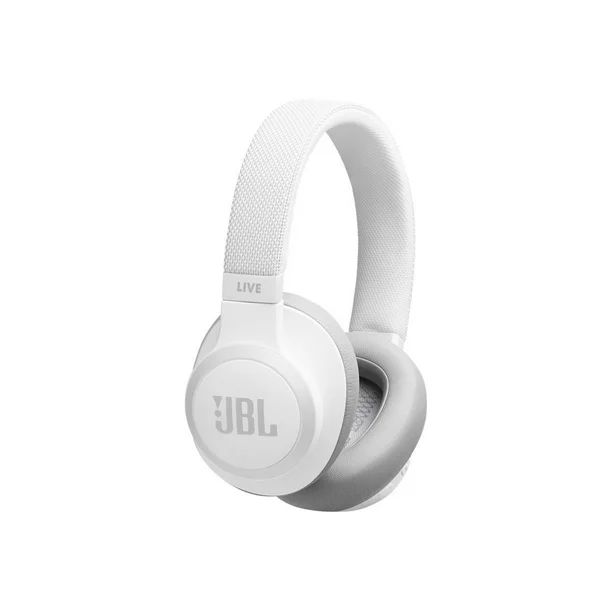 JBL Live 650BT On-Ear Wireless Headphones with Noise-Cancelling and Voice Assistant (White) - Wal... | Walmart (US)