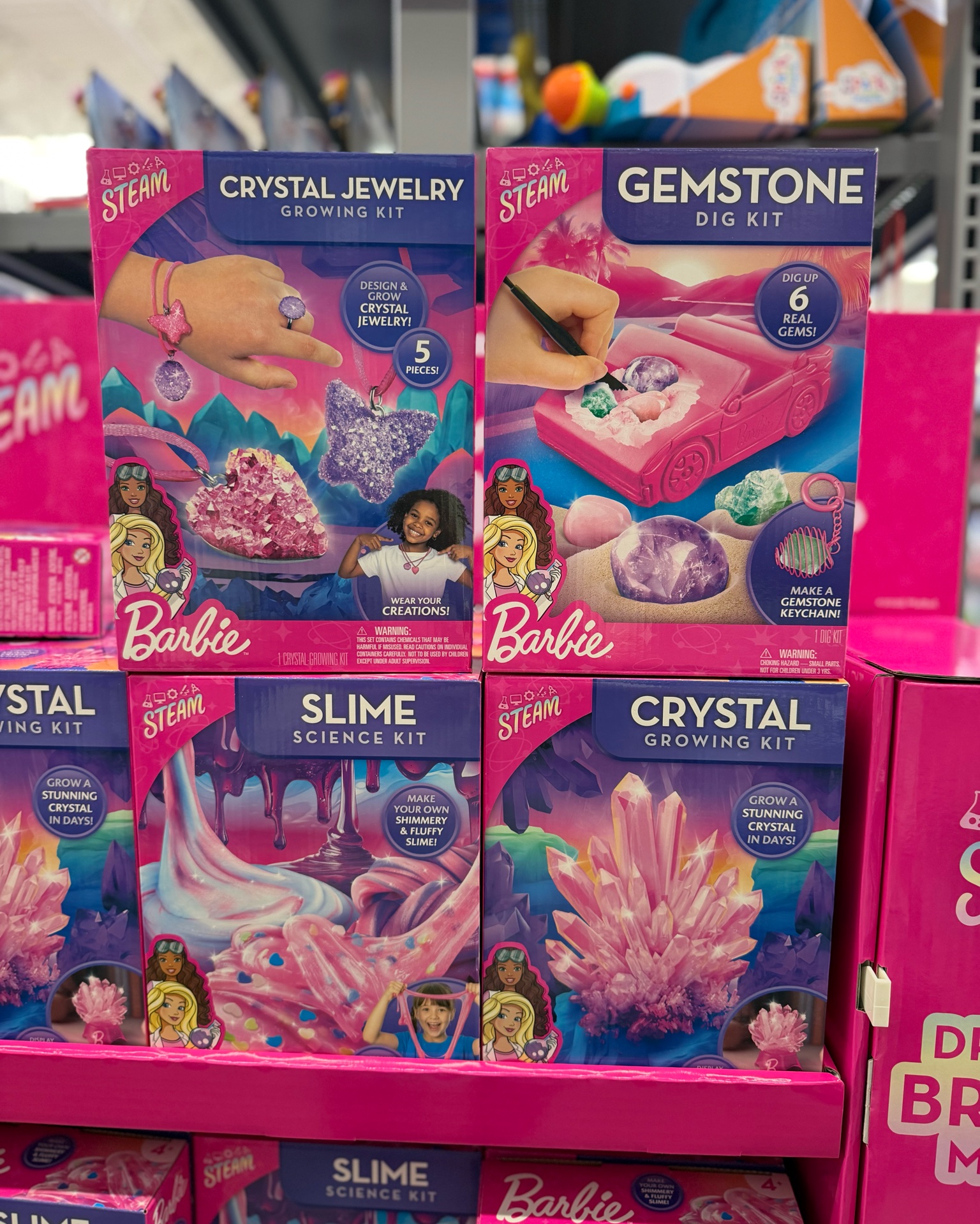 New Walmart finds, super fun STEM Barbie kits ! 🎀👧🏻

Perfect for sensory and experimenting 🔬💖

Linking everything here 🔗✨

#LTKmomlife #LTKHome #LTKKids