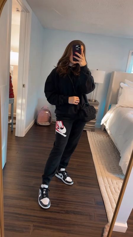 The perfect Nike outfit! These are a boys size large Jordan sweatpants and my favorite black and white Nike/ Jordan sneakers! Also my black sweatshirt is under $10!! 



#LTKsalealert #LTKGiftGuide #LTKfindsunder50