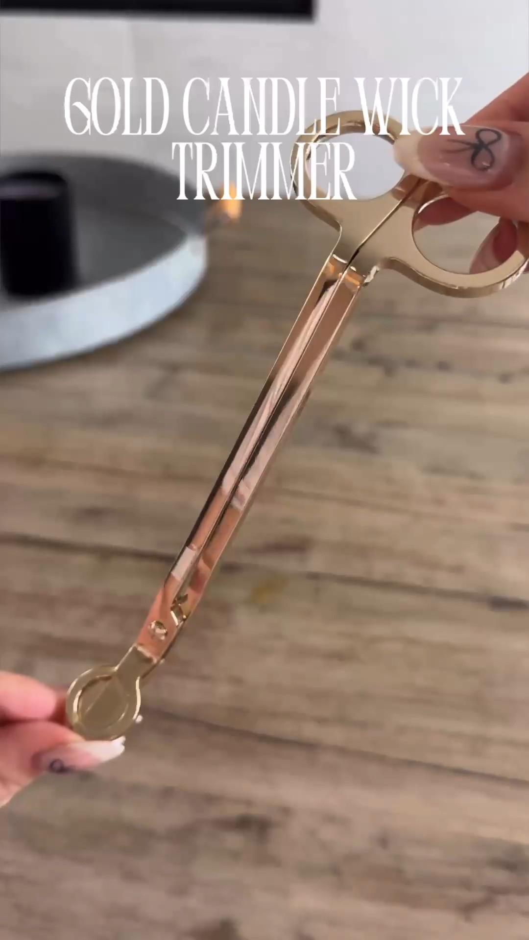 Gold wick candle trimmer under $10 from Amazon! This would make such a cute gift for a candle lover. 🕯️

Amazon candle wick, gold candle wick, candle lover gifts, Amazon stocking stuffers, gifts under $10, candle accessories 

#LTKGiftGuide #LTKHome #LTKHoliday