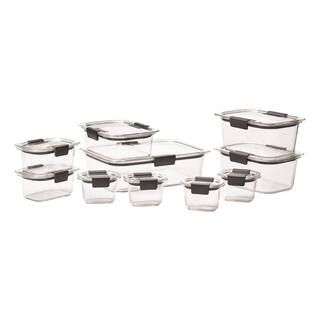 Rubbermaid Brilliance 20-Piece Food Storage Container Set 1990616 - The Home Depot | The Home Depot
