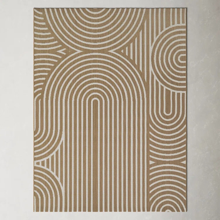 Faiz Polypropylene Tan Rug | Wayfair North America