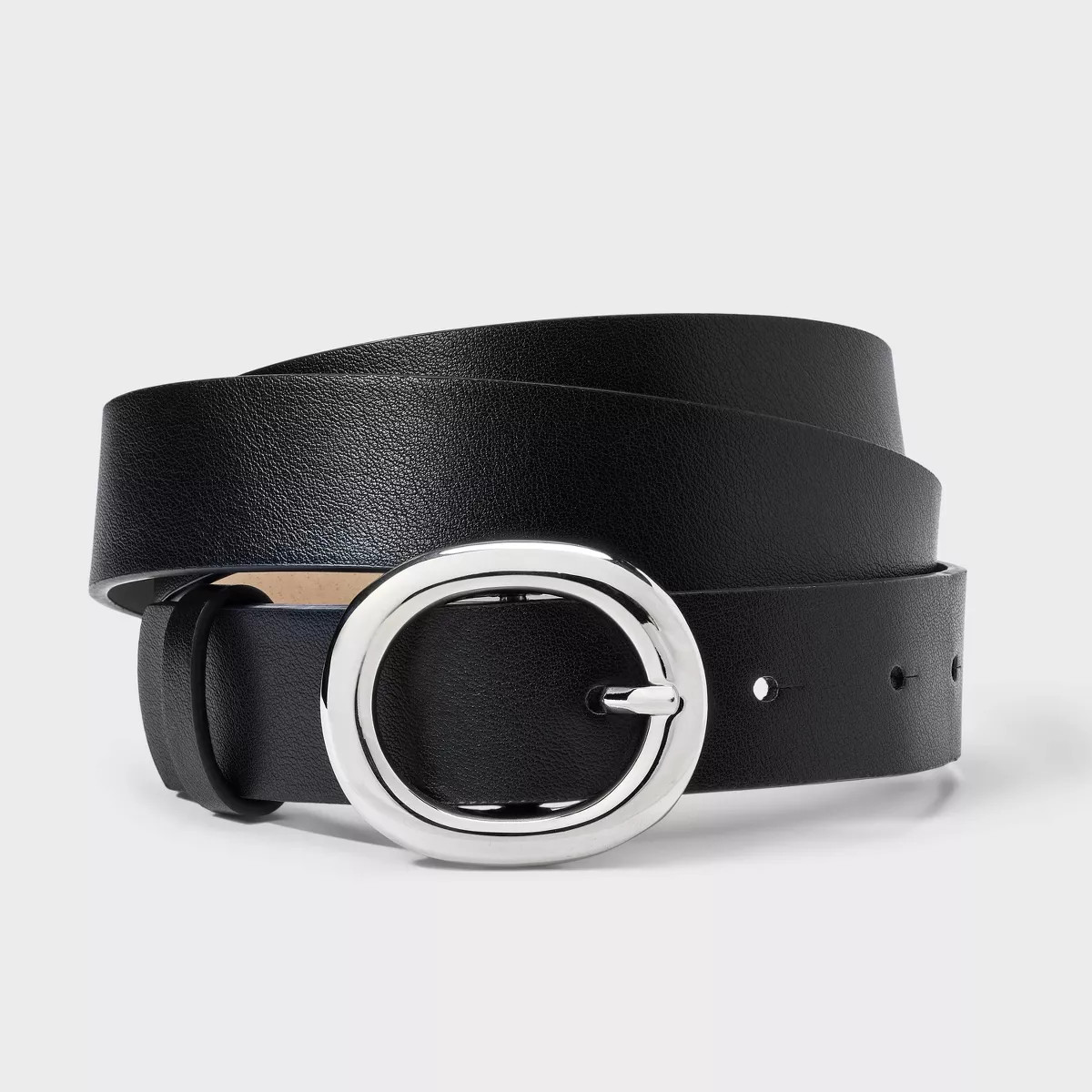 Women's Puffed Buckle Belt - Wild Fable™ Black | Target