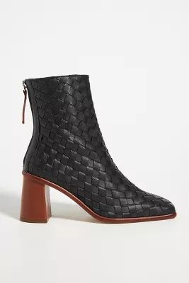 Alohas Braided Heeled Ankle Boots | Anthropologie (US)