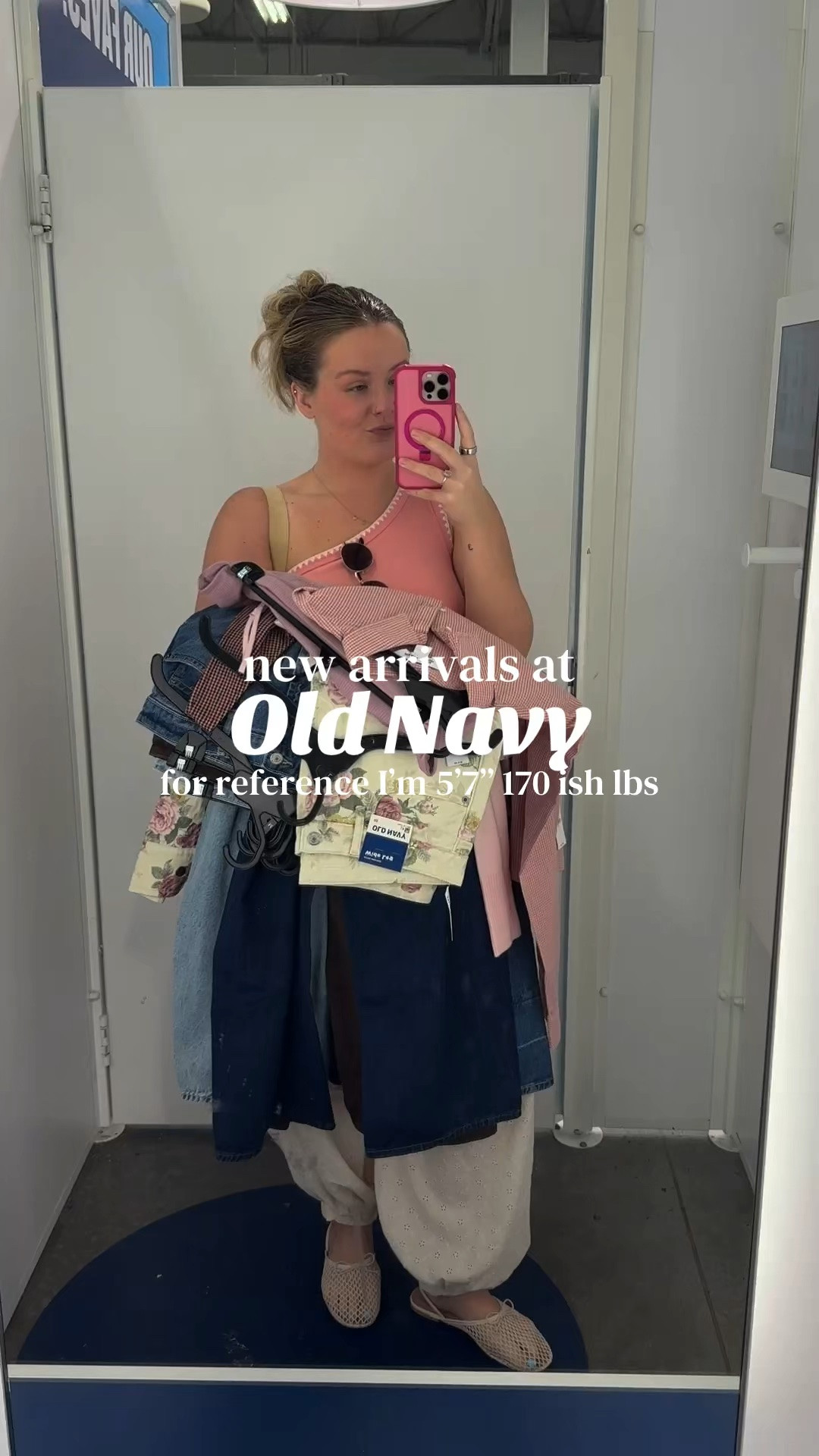 @oldnavy coming in HOT with these new Jean styles!!! The ARC’s are genuinely some of my favorite jeans I’ve ever owned🤭

Sizing info👇🏼
Both ARC jeans - size 12. They don’t have a ton of stretch in the waist, so if you’re between sizes, size up. 
Pink tank - XXL tts
Maroon sheer top - Medium, stretchy. I feel like it runs a little big
Floral barn jacket - XL, tts
Wide leg jeans - 10, tts
Pink cardigan - L, tts
Brown wide legs - 10, tts but have a little stretch. 
Plaid top- Medium, tts, but fits a tad weird in the bust
Floral jeans - 10, tts 
Purple off the shoulder top - medium, tts
Dress - medium tts, short!

 All 🔗s in my b¡o!
** I will make a commission if you shop these links
#oldnavycreator #oldnavy #oldnavytryon #oldnavyhaul #size10fashion