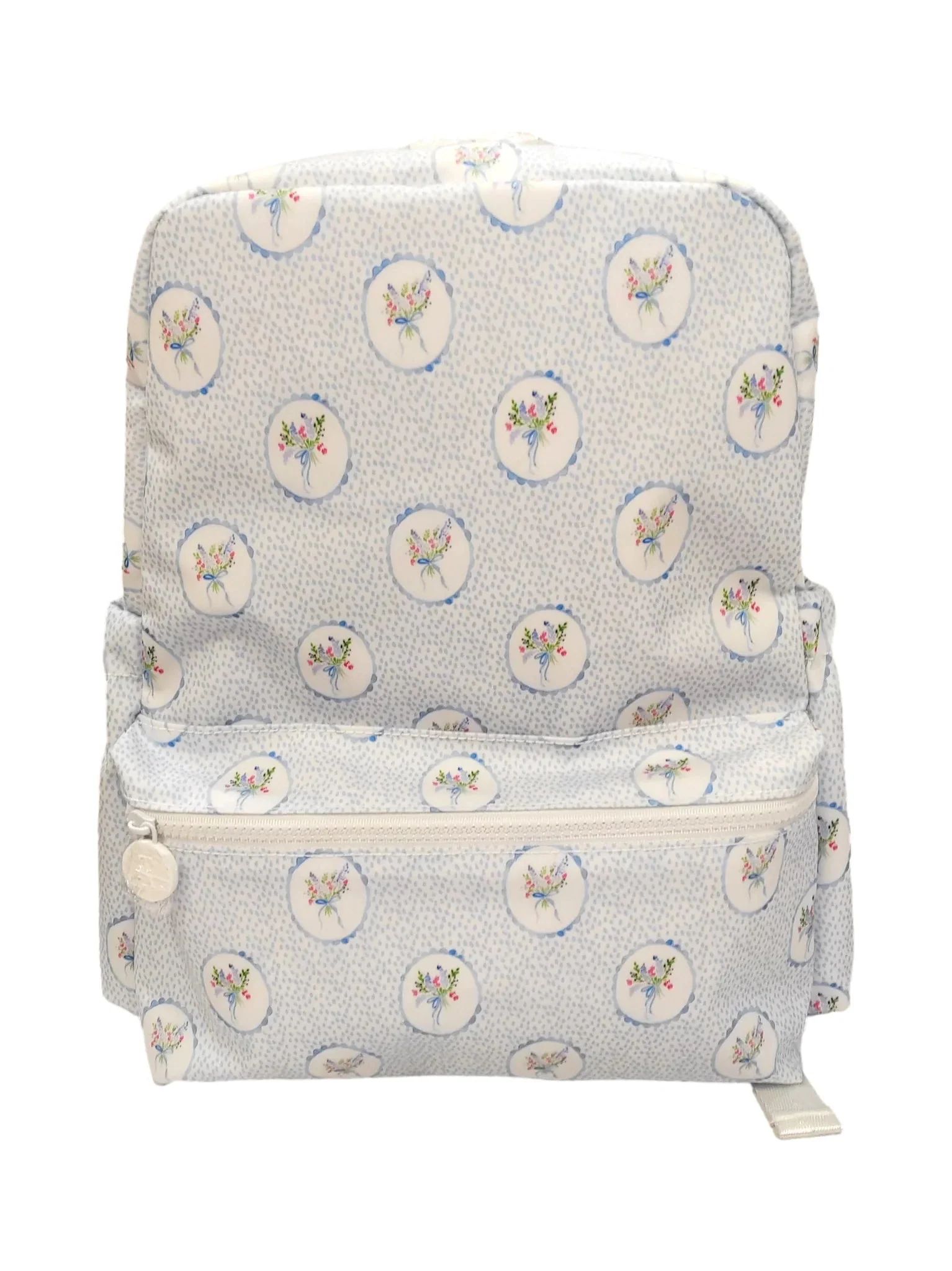 TRVL Design Backpacker - Floral Medallion Blue | JoJo Mommy