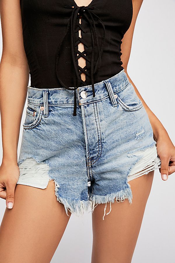 Loving Good Vibrations Cutoffs | Free People (Global - UK&FR Excluded)