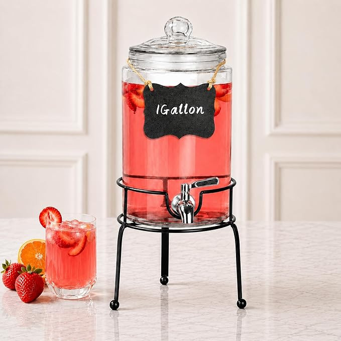 1 Gallon Beverage Dispenser: There is a filter screen in the spigot that can be removed by yourse... | Amazon (US)