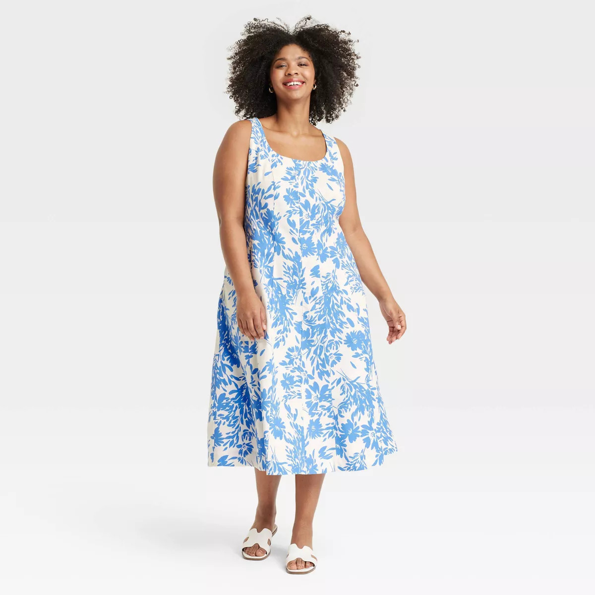 Women's Corset Midi A-Line Dress - A New Day™ | Target