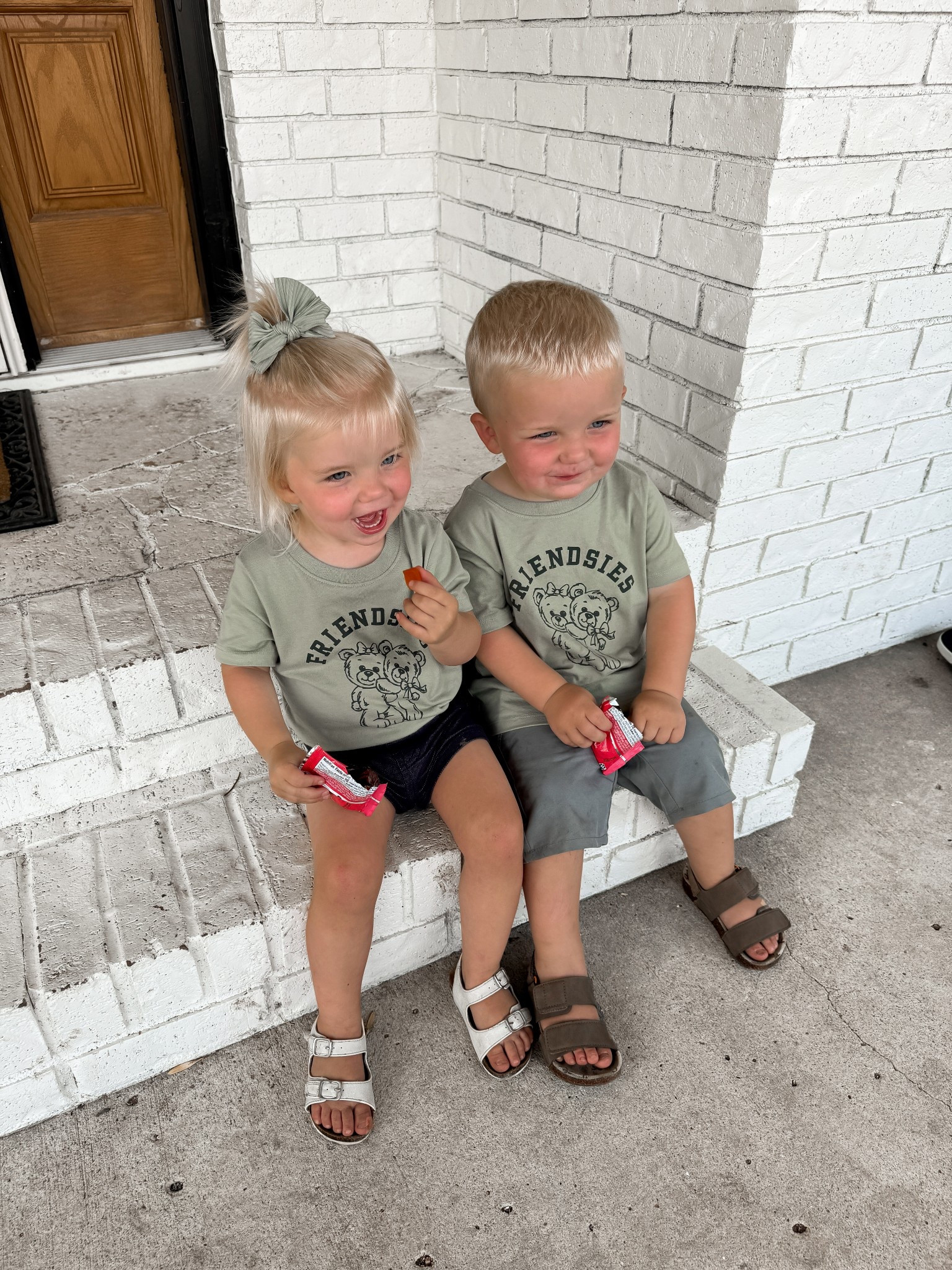 The cutest boy/girl friendsies shirt for $5. ☺️ Perfect for boy/girl twins or siblings! 

#LTKFamily #LTKKids #LTKBaby