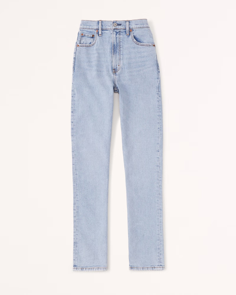 Women's Ultra High Rise 90s Slim Straight Jean | Women's Bottoms | Abercrombie.com | Abercrombie & Fitch (US)