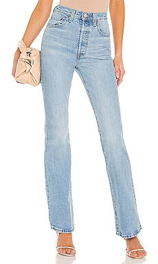 LEVI'S Ribcage Boot in Tango Lighten Up from Revolve.com | Revolve Clothing (Global)