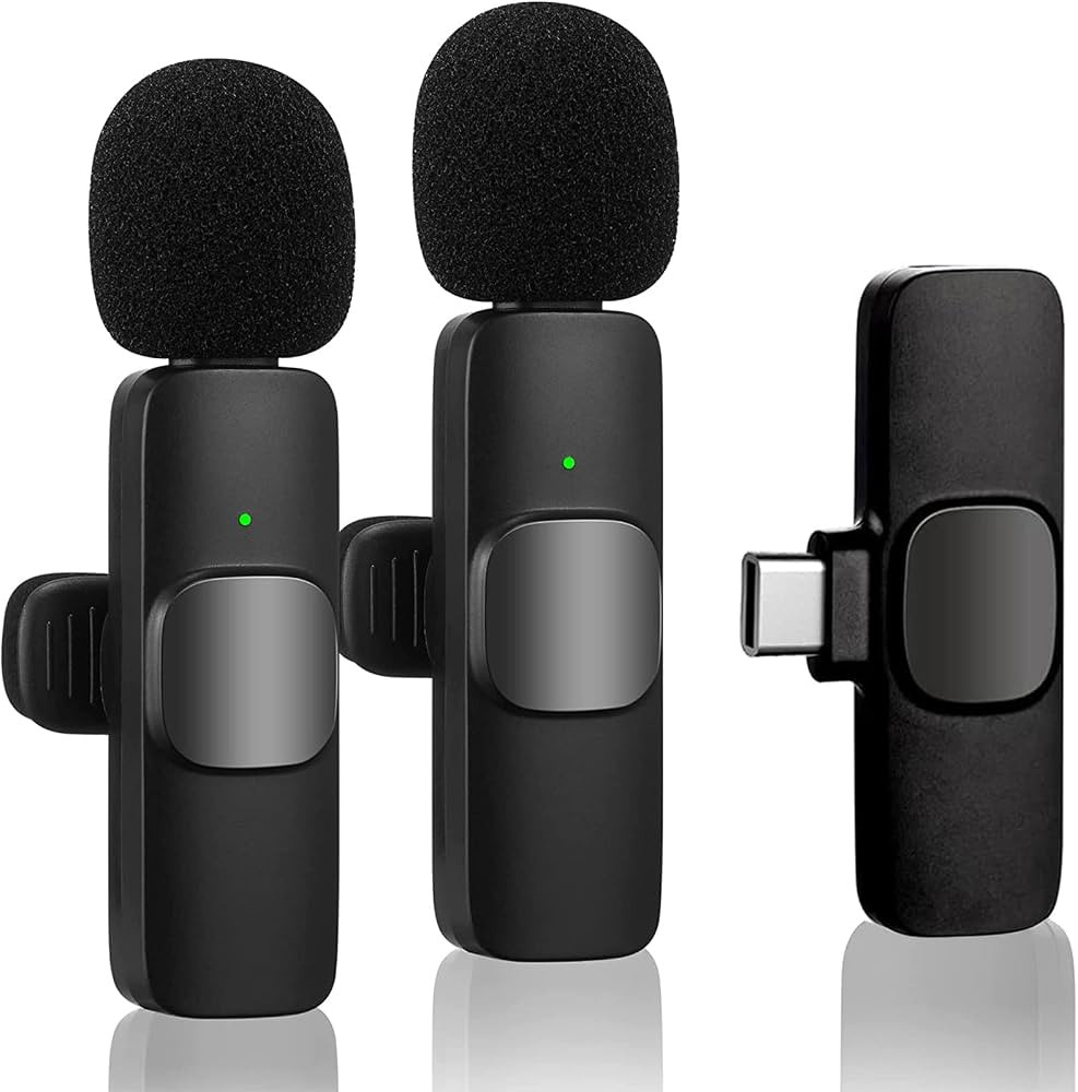 Wireless Lavalier Microphone for Phone(USB-C), Dual Wireless Microphone for Video Recording, Live... | Amazon (US)