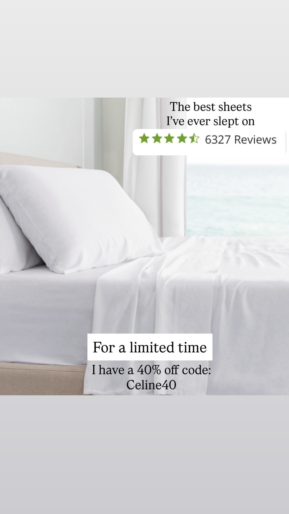 One of the best black friday and cyber monday sales. These bamboo sheet are AMAZING. Use code Celine40 #Ad #livecariloha 

#LTKCyberWeek