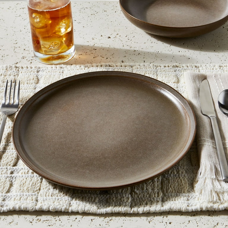 Better Homes and Gardens Banks Brown 10.25-Inch Stoneware Dinner Plate | Walmart (US)