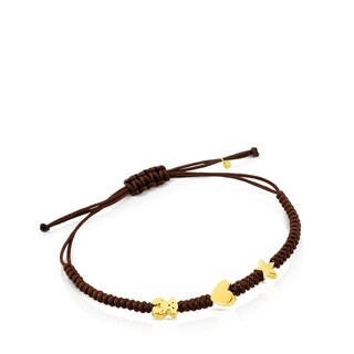 Gold XXS Bracelet with Bear, Star and Heart motifs TOUS Sweet Dolls | TOUS USA