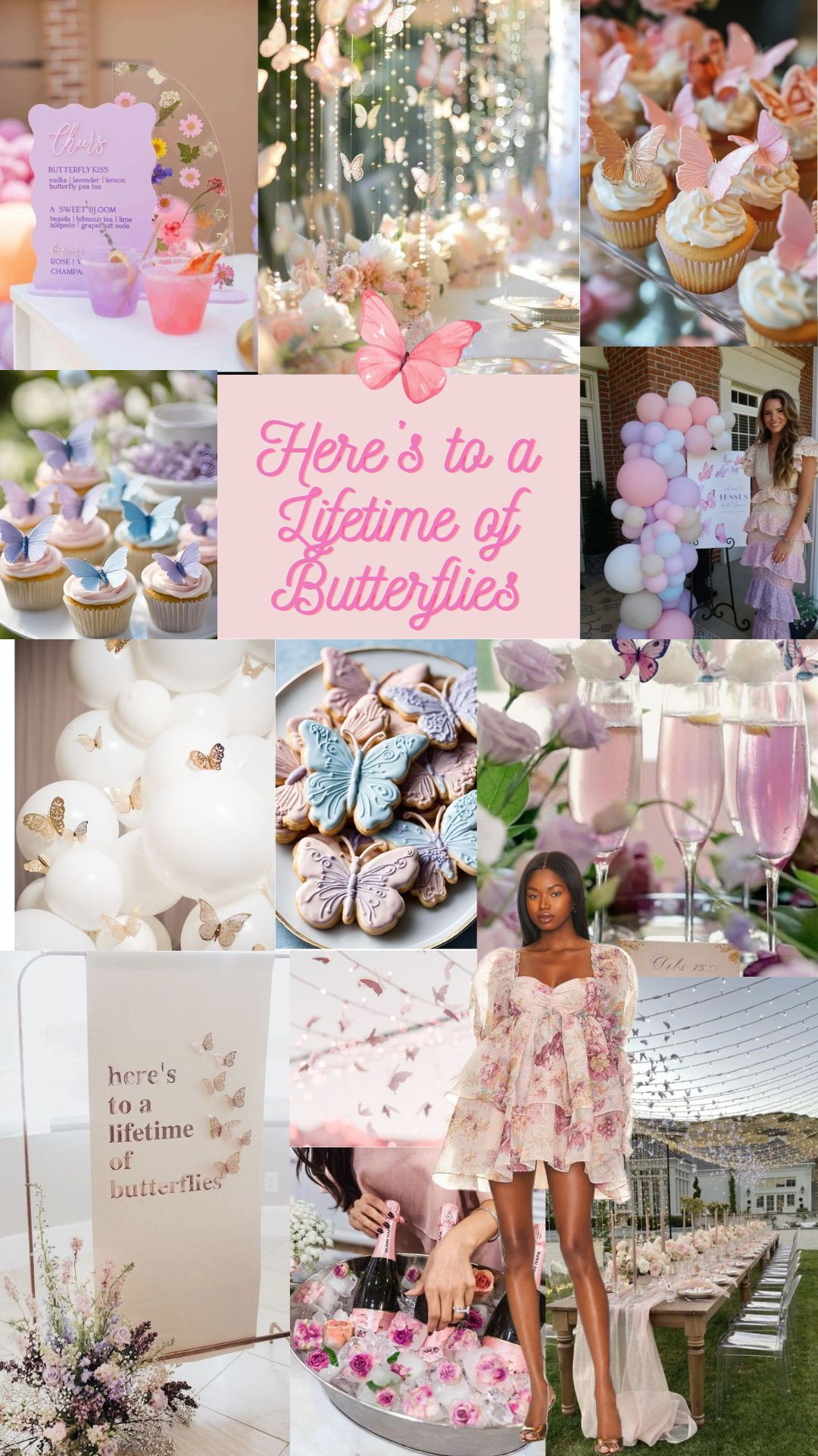 
Calling all 2025 Brides for some Bridal Shower theme ideas! If I was a Bride, these would be my favorite ideas. <33 

 Combine the magic of butterflies with a touch of sparkle! Think glittering butterfly decorations, shimmering confetti, and sparkling champagne or cocktails. Use a butterfly-shaped drink stirrer or glittery butterfly confetti to add sparkle to the table. Guests could sip champagne with edible glitter or indulge in butterfly-shaped donuts dipped in shimmer

#herestoalifetimeofbutterfliesbridalshower #trendybridalshowertheme #tiktoktrending

#LTKSeasonal #LTKParties #LTKWedding 

 #LTKSeasonal #LTKParties #LTKWedding