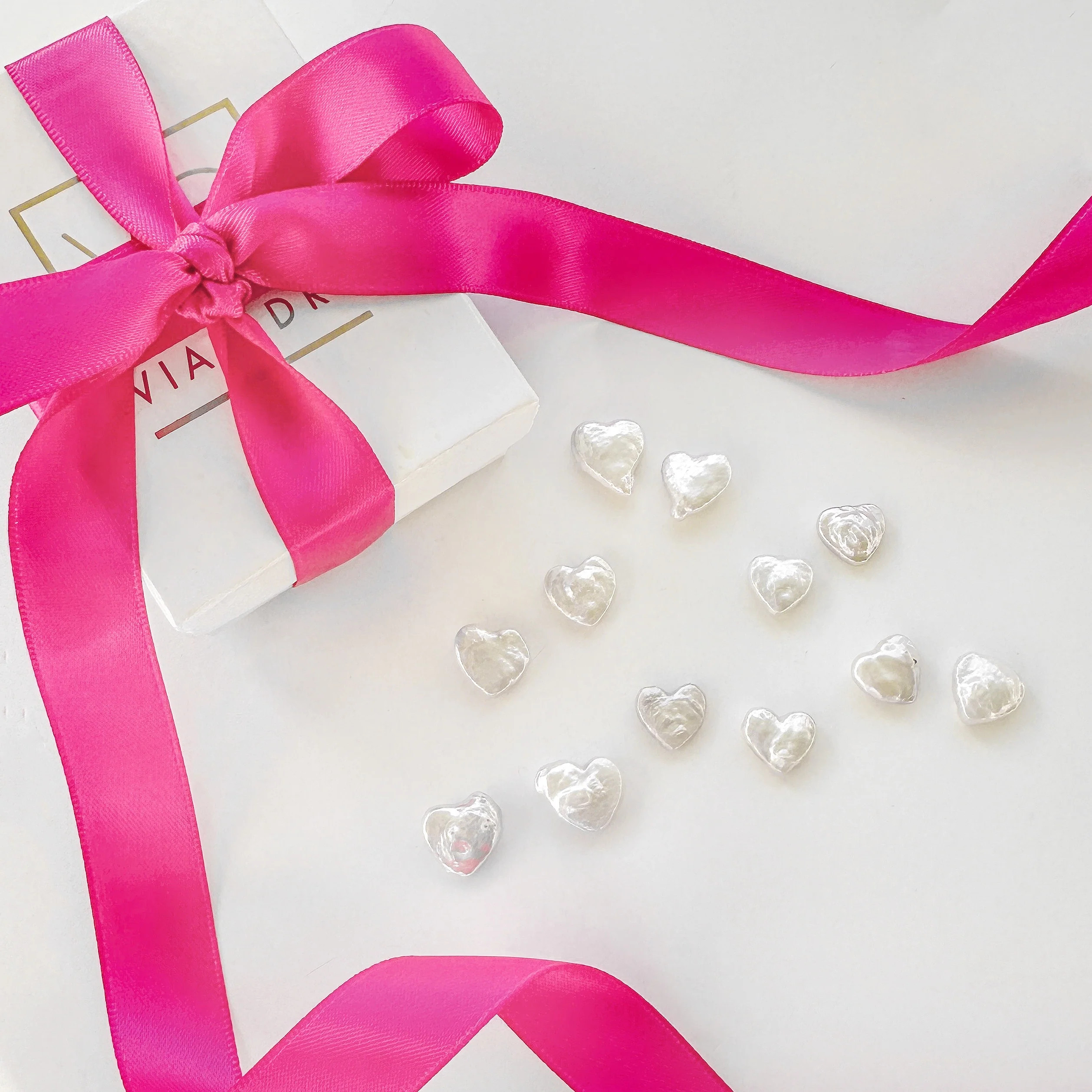 Freshwater Pearl Hearts | Vivian Drew