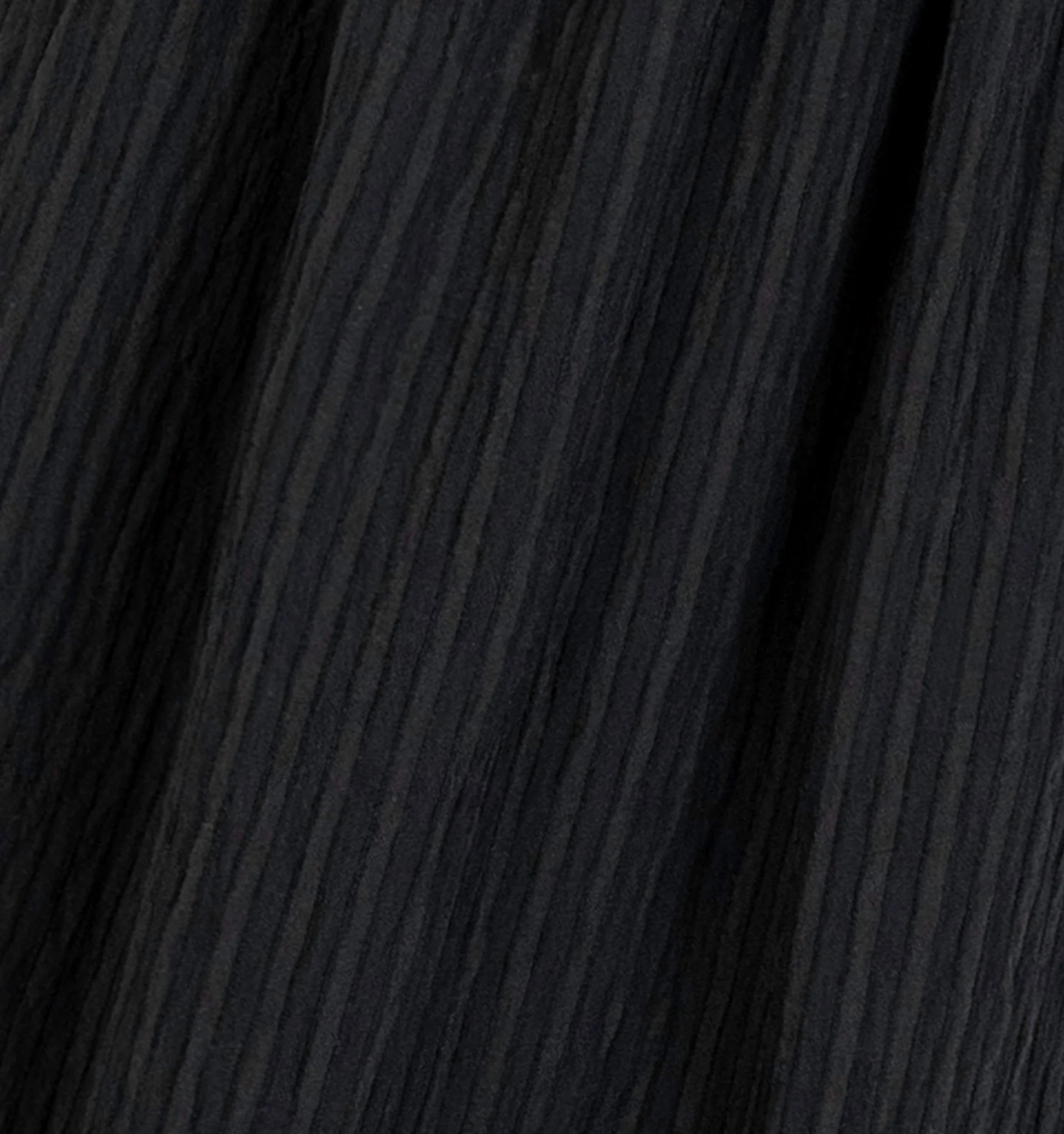 The Cosima Nap Dress - Black Tonal Seersucker | Hill House Home US