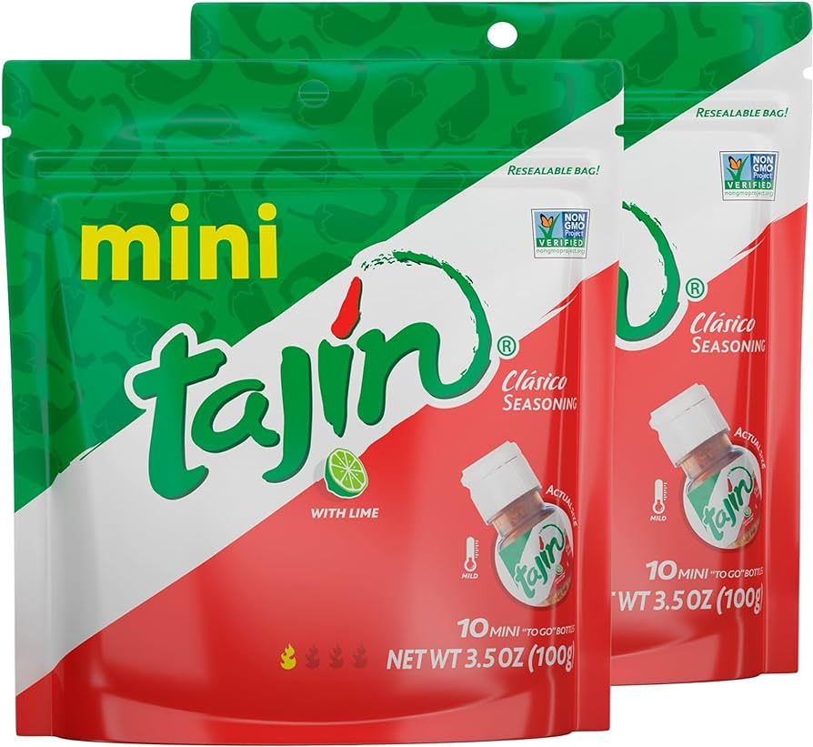 Tajin Clásico Seasoning Mini Pouch 0.35 oz (Pack of 2) | Amazon (US)