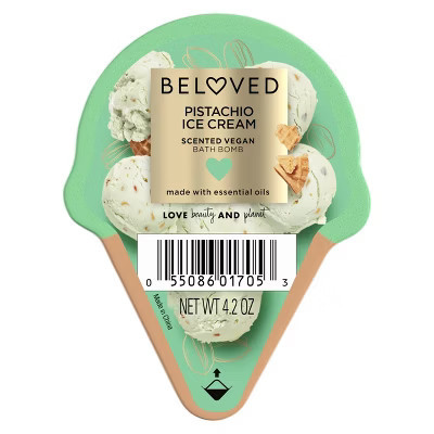 Beloved Pistachio Ice Cream Bath Bomb - 4.2oz | Target