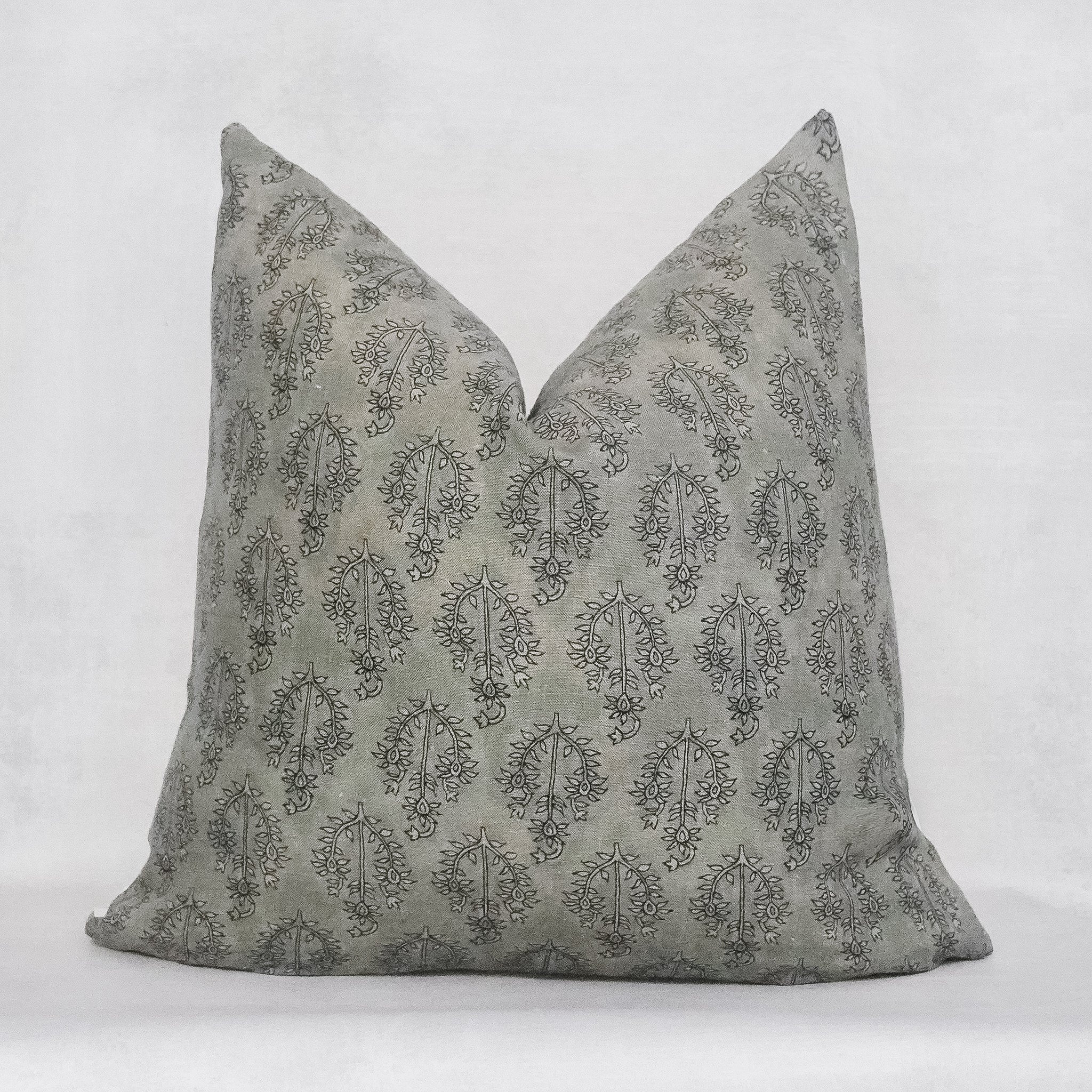 ADESOLA - Indian Hand Block Print Pillow Cover | Ruffled Thread