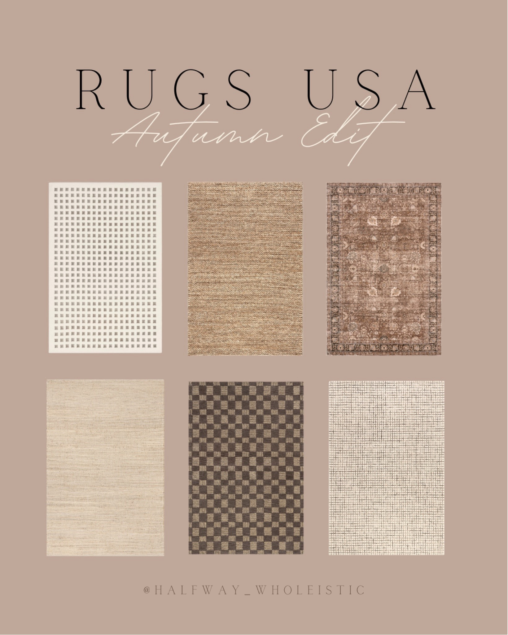 Use code HOLIDAY20 to take up to 20% off your RUGS USA order!

#arearug #accent #fall #neutral #livingroom

#LTKHome #LTKSaleAlert #LTKSeasonal