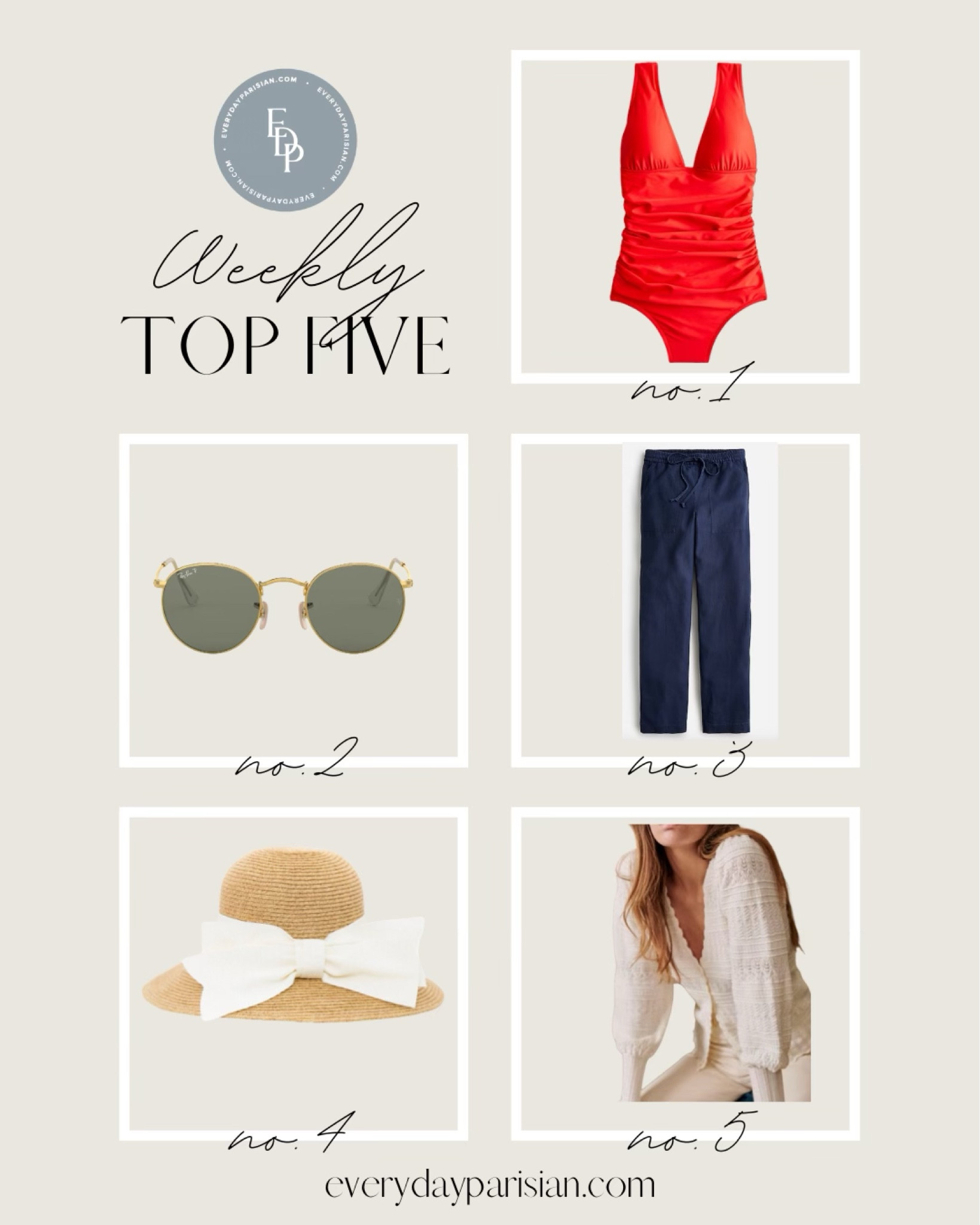 This week’s best sellers are vacation ready for summer. A great one piece swimsuit, foldable packing hat, sunglasses,  and linen pants. 

#LTKtravel #LTKSeasonal #LTKswim