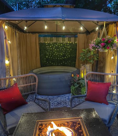 Been enjoying my Backyard Oasis that we created with our favorite @Walmart finds! #WalmartPartner.

Summers are magical in the Pacific NW and I wanted a magical outdoor space to enjoy the summer in, but on a budget, so Walmart to the rescue. 

#WalmartHome #WalmartOutdoorOasis #WalmartPatioFinds #IYWWK #WelcomeToYourWalmart

#LTKhome #LTKSeasonal #LTKFind