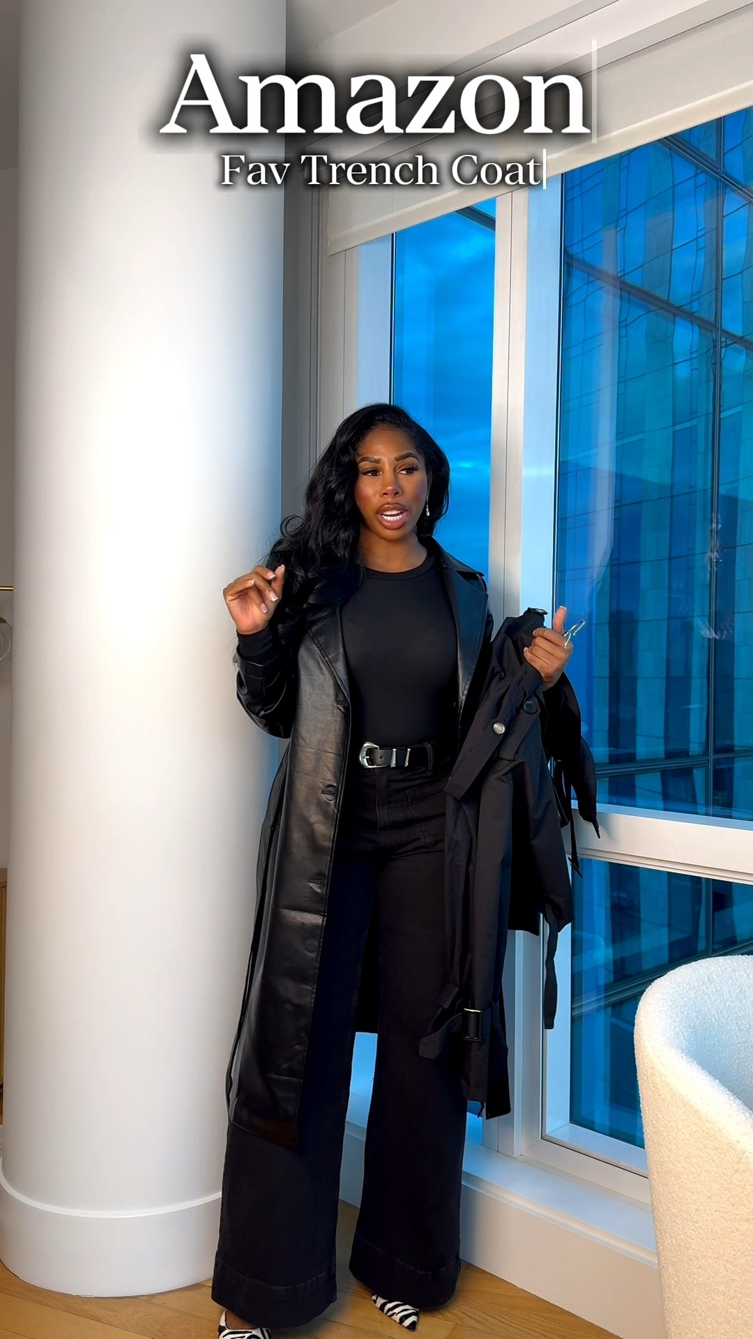 Let’s talk black Trenches! Such a cute add on to your Thanksgiving/Friendsgiving Outfitt

#LTKStyleTip #LTKFindsUnder100 #LTKHoliday