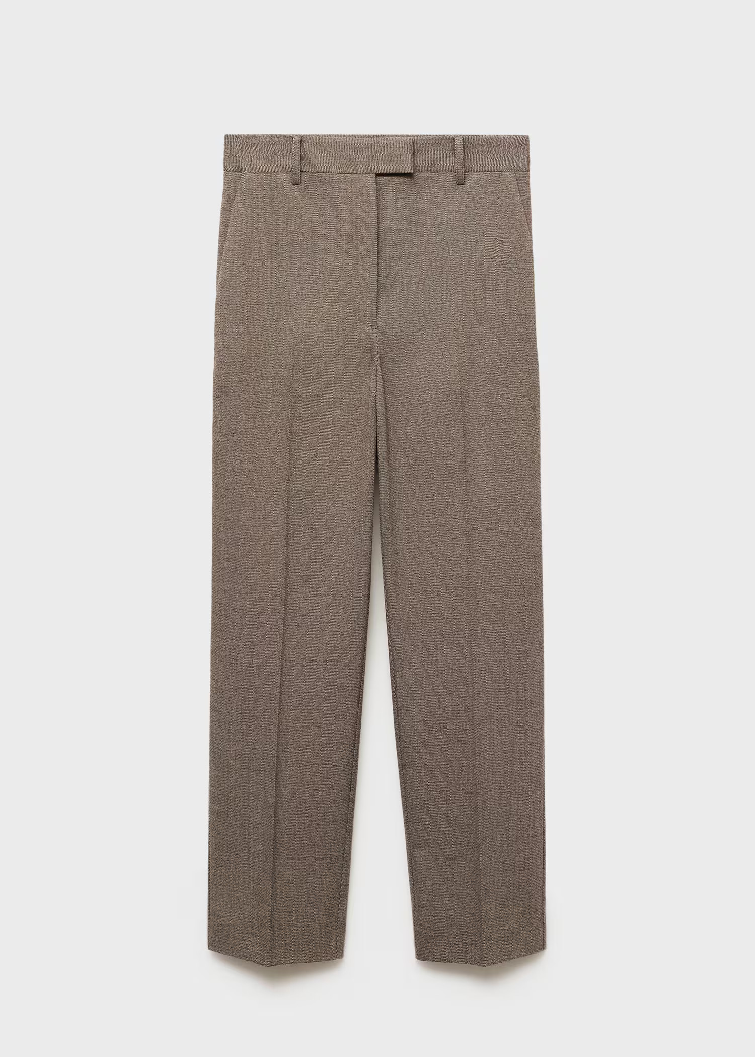 Cropped tailored pinstripe trousers | MANGO (UK)