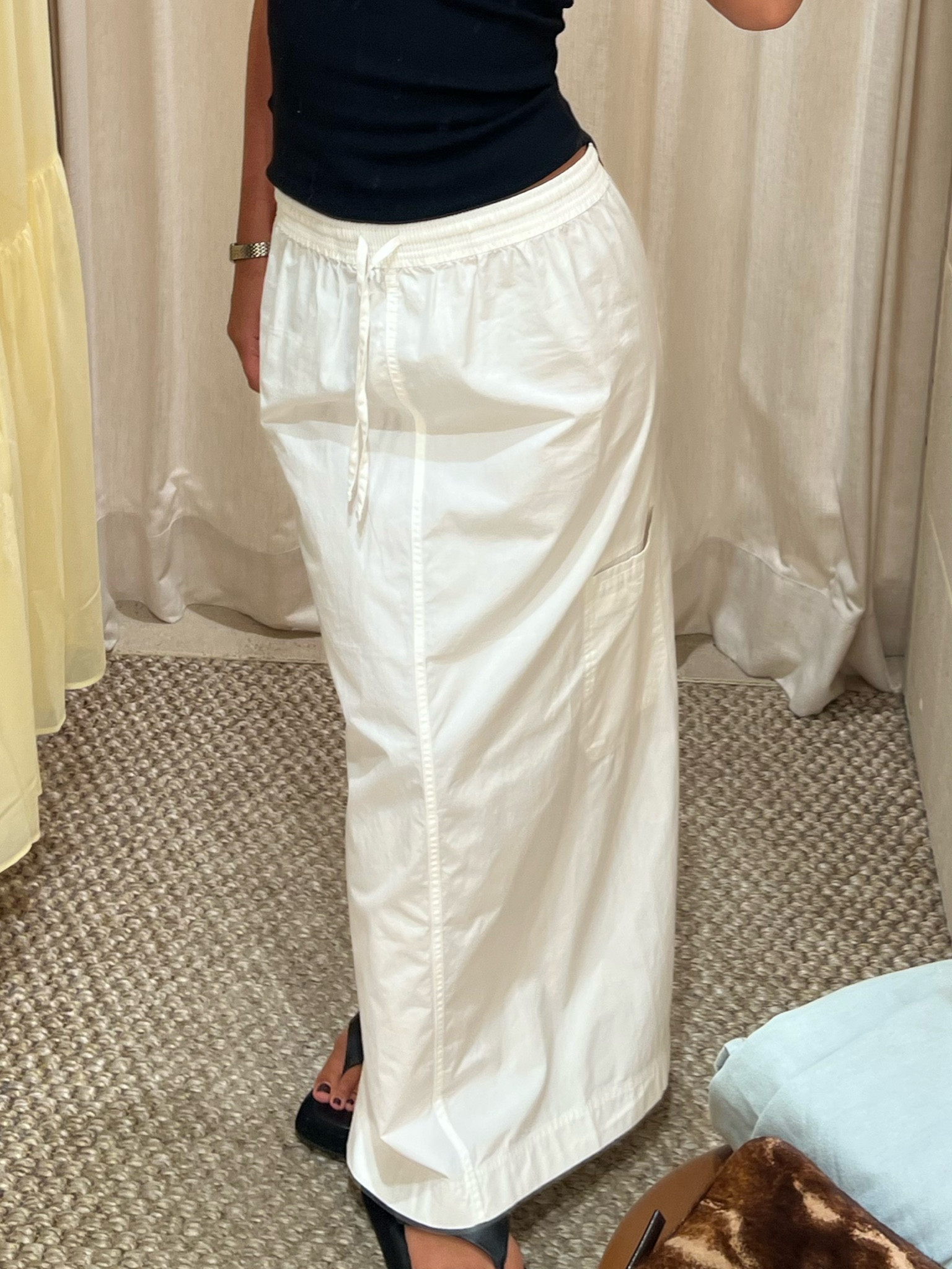 Staple white maxi skirt! ⭐️ Cannot go wrong with this in your wardrobe. Lovely piece from Venroy. Wearing size small x

#LTKstyletip #LTKGiftGuide #LTKaustralia