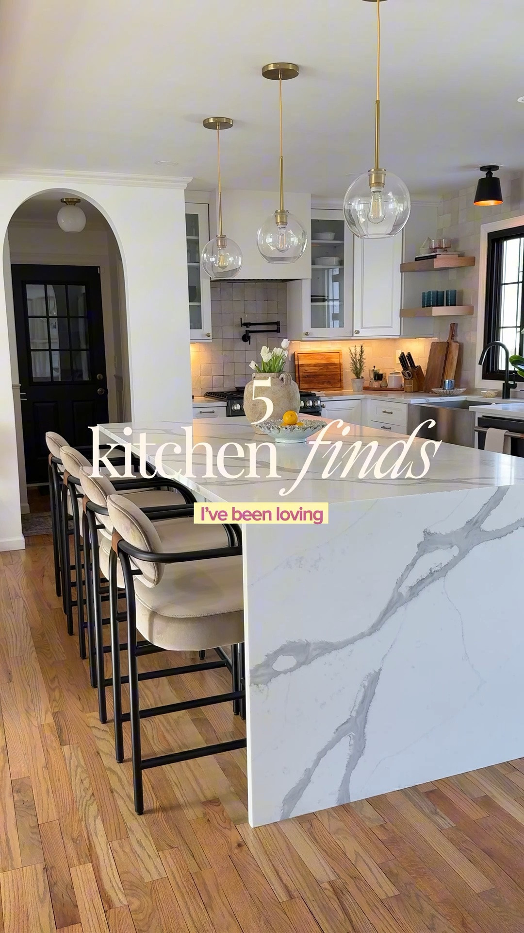 5 recent kitchen finds✨ 

#kitchenessentials #kitchenmusthaves

#LTKHome #LTKSaleAlert #LTKmorningroutine