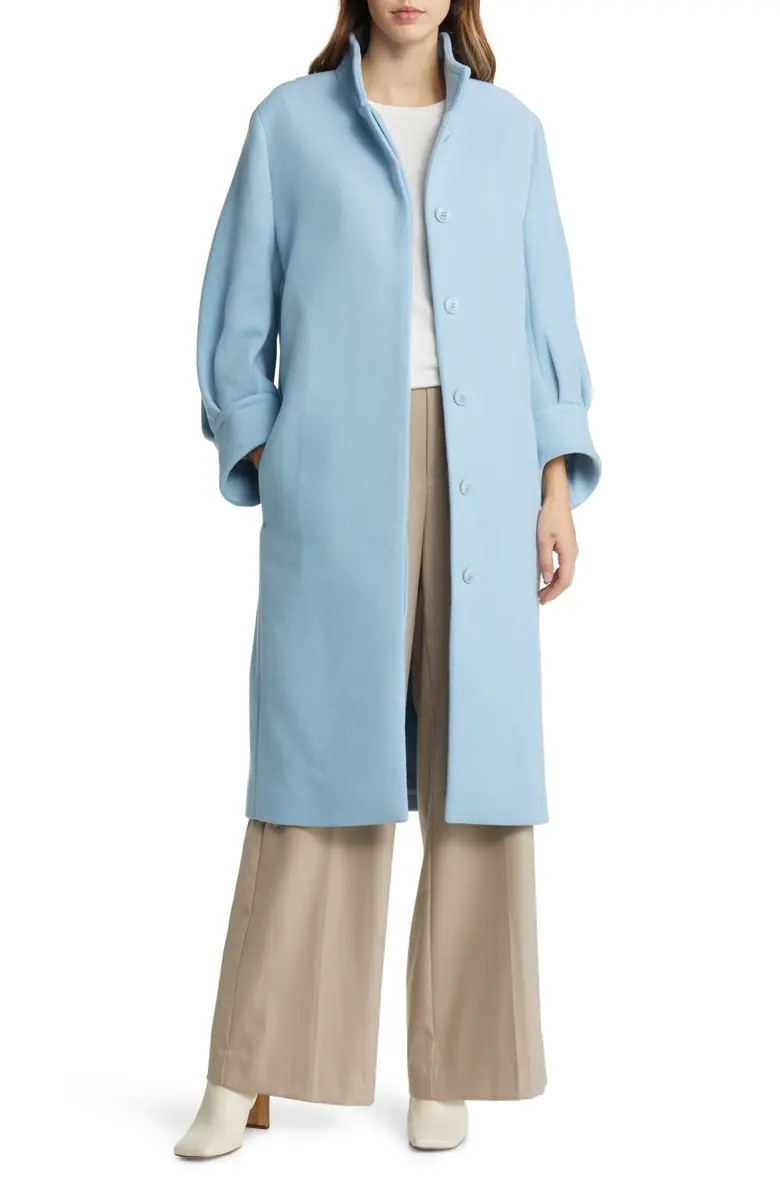 Ted Baker London Sairse Volume Sleeve Wool Blend Coat | Nordstrom | Nordstrom
