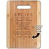 GIFT FOR MOM Recipe for a Special Mom ( Small 11" x 8.5" Customized ) Bamboo Serving Cutting Boar... | Amazon (US)
