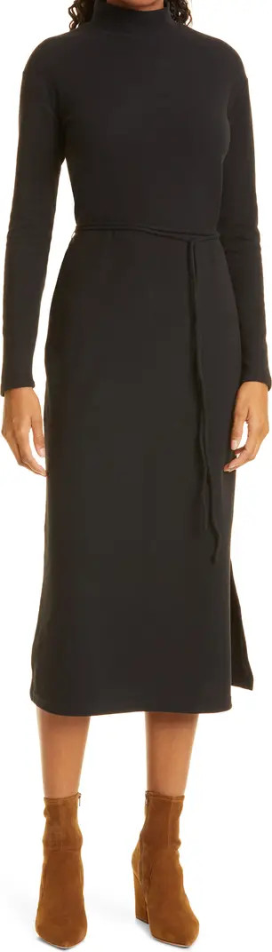 Long Sleeve Mock Neck Knit Dress | Nordstrom