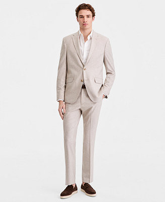 Men's Check Slim-Fit Techni-Cole Suit Separates | Macy's