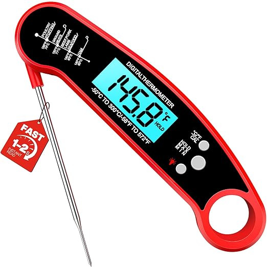 Meat Thermometer Digital - Instant Read Food Thermometer for Cooking Grilling, Candy, Air Fryer, ... | Amazon (US)