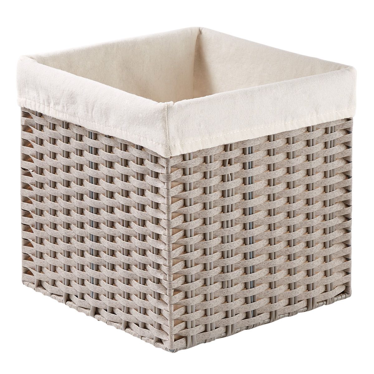 Grey Montauk Square Cubes | The Container Store