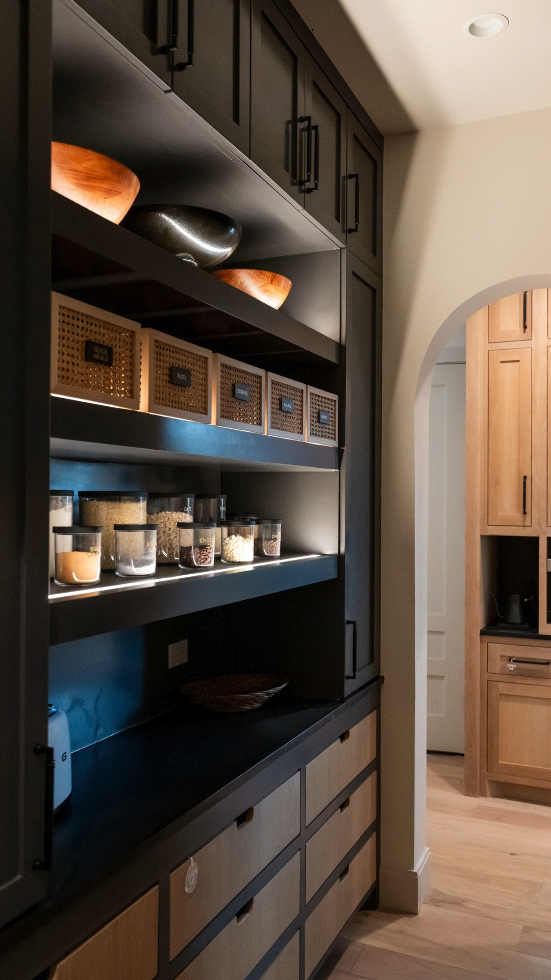 This. Pantry. WOW! The Austin Modern pantry is truly functional art! Gorgeous and functional for this amazing family! 🤩 

 

#LTKFamily #LTKHome
