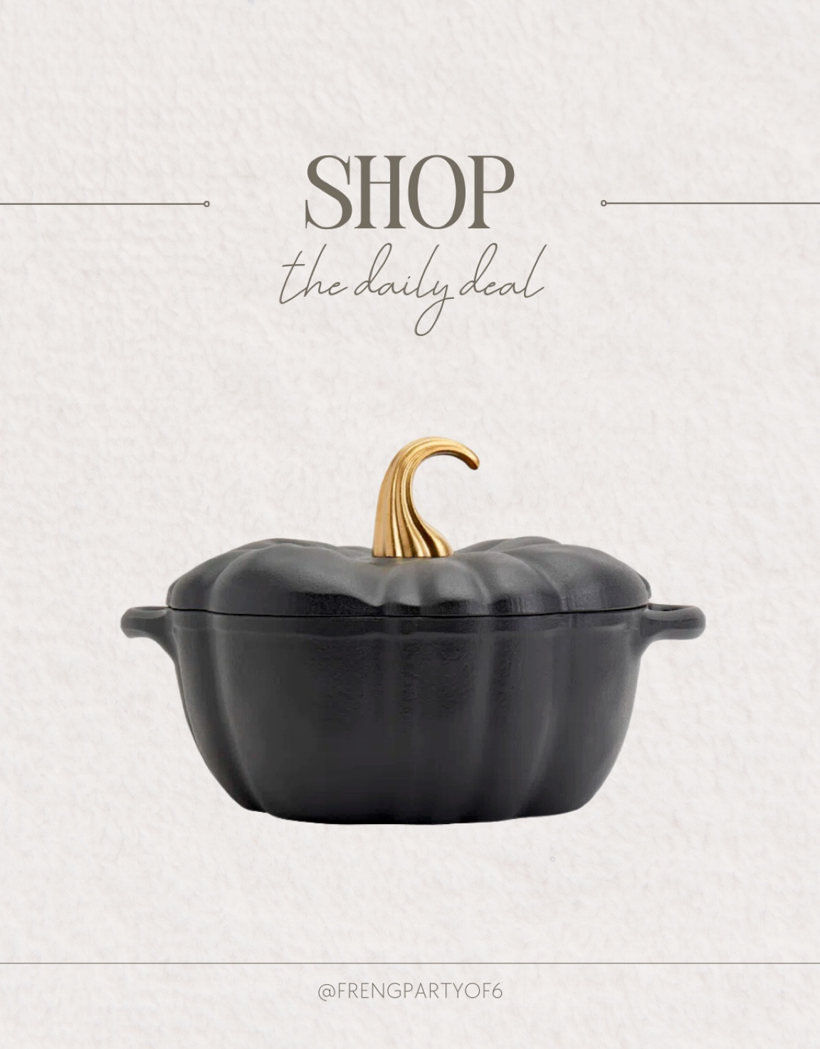 Matte black pumpkin Dutch oven under $50. So cute for fall!

#LTKHome #LTKSaleAlert #LTKFindsUnder50