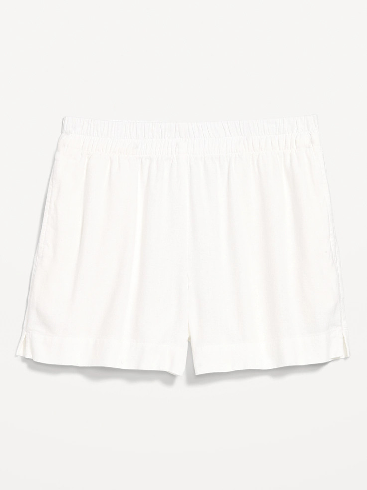 High-Waisted Linen-Blend Shorts -- 3.5-inch inseam | Old Navy (US)