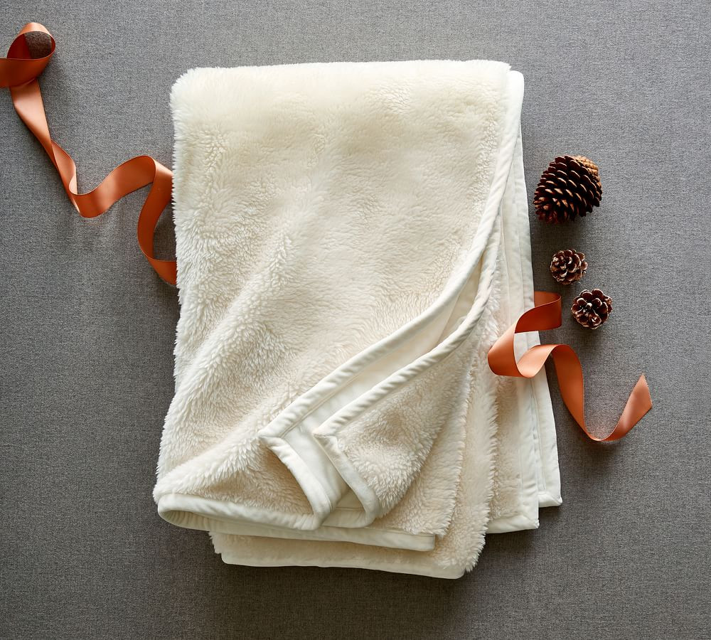 Faux Fur Shearling Throws | Pottery Barn (US)