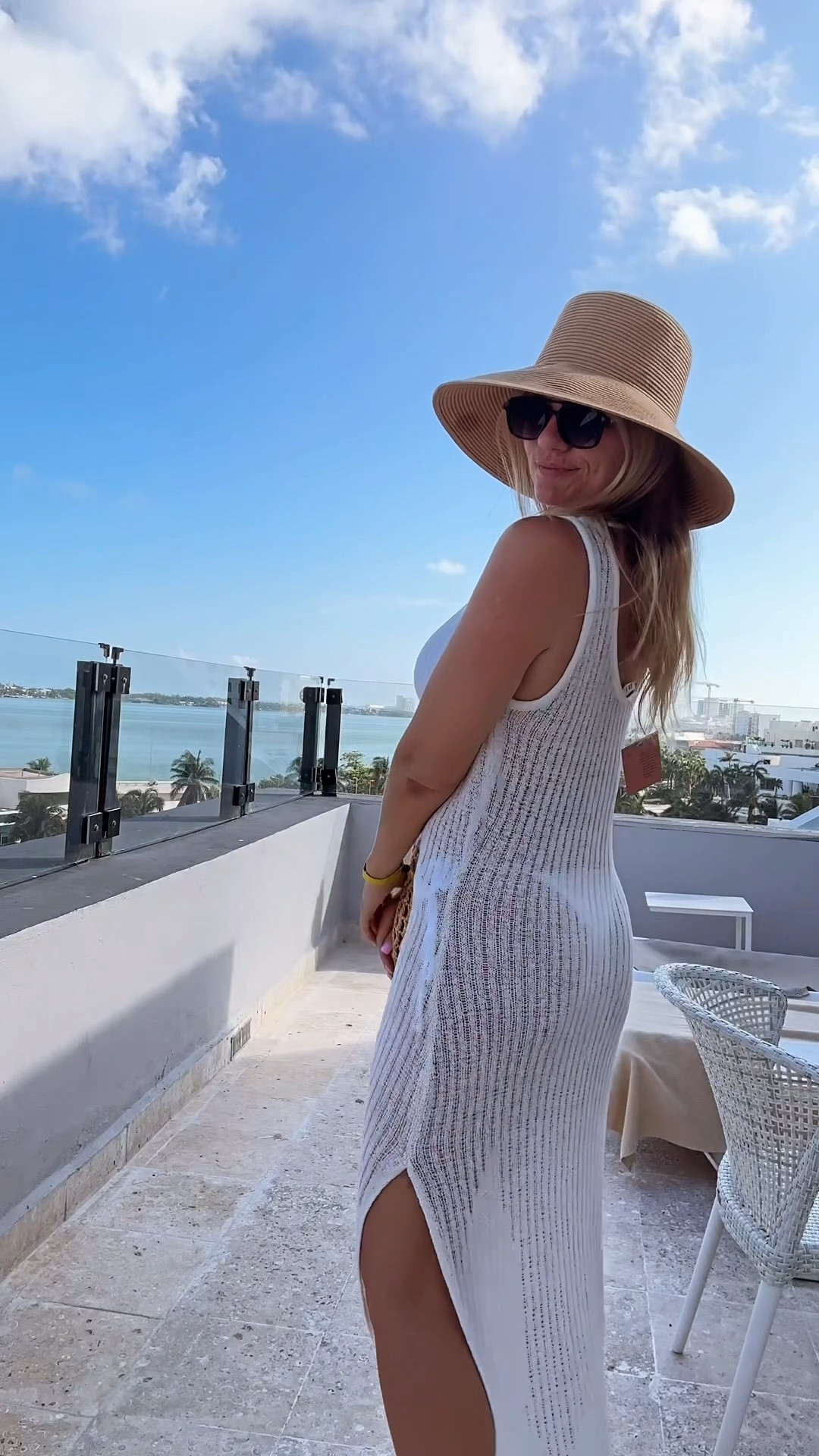 I’m wearing size 

Vacation outfit, summer outfit, cover up, swimsuit, bikini, beachwear 

#LTKSeasonal